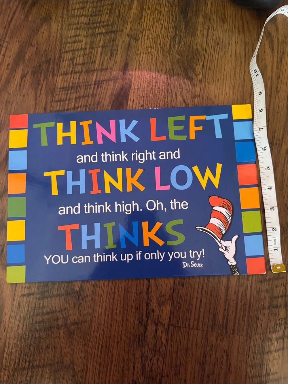 Dr. Seuss Yellow Read Know Learn Go! Wall Art C1.B.2R